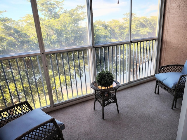 sunroom with a wealth of natural light