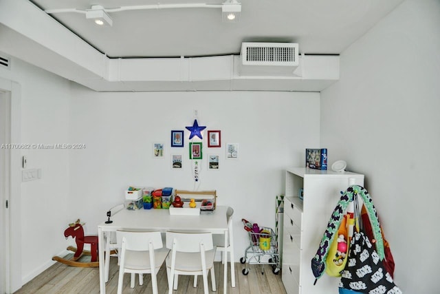 interior space featuring light hardwood / wood-style flooring