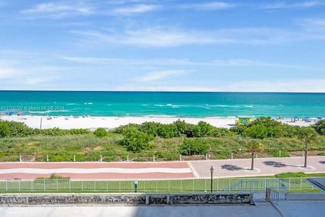 water view featuring a view of the beach