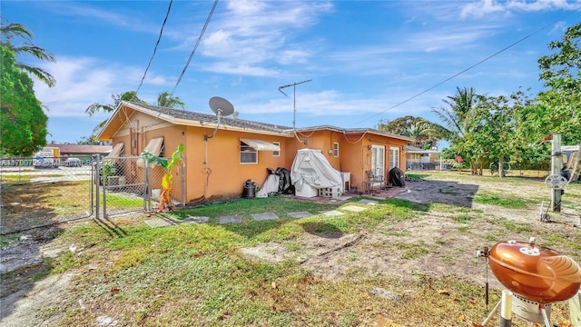 view of back of property