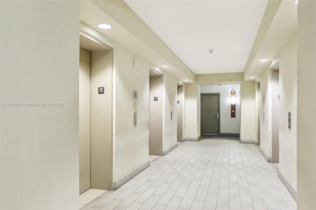 corridor with elevator