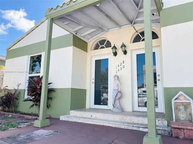 1428 SW 20th St, Miami, FL 33145 - property entrance with stucco siding
