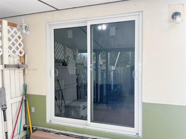 1428 SW 20th St, Miami, FL 33145 - property entrance featuring stucco siding