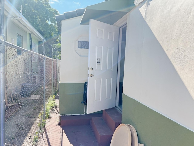 1428 SW 20th St, Miami, FL 33145 - entrance to property featuring stucco siding