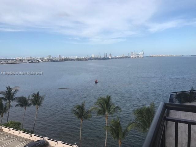 view of water feature