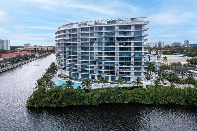 view of property featuring a water view