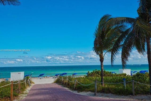 water view with a beach view