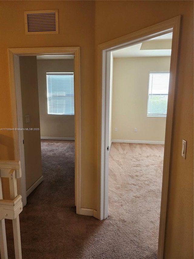 corridor with carpet