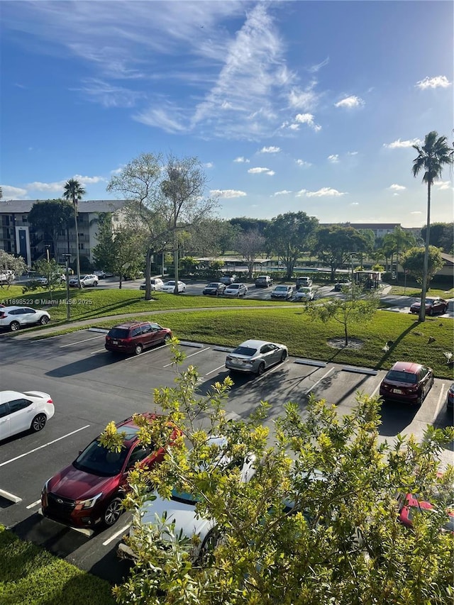 view of vehicle parking