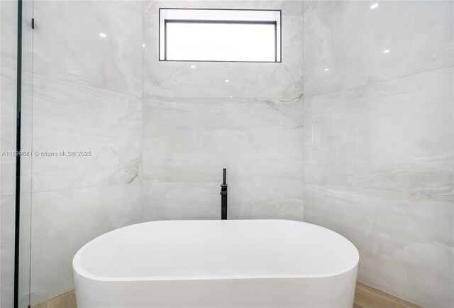 bathroom with vanity, hardwood / wood-style flooring, and toilet