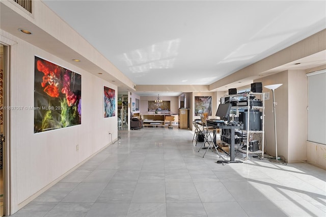 view of unfurnished dining area