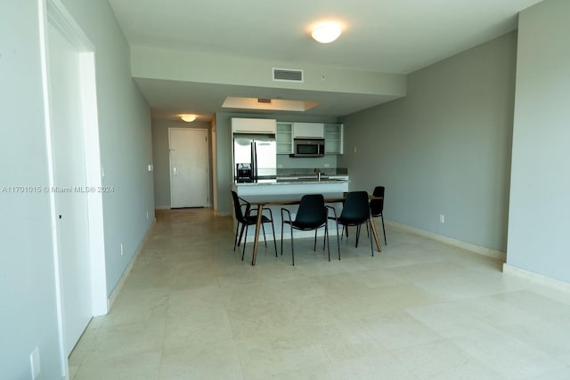 view of dining area