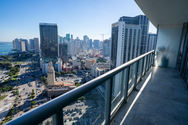 888 Biscayne Blvd Unit 3806, Miami, FL 33132 - balcony featuring a view of skyline