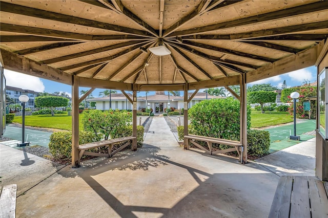 view of patio