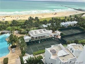 100 S Pointe Dr Unit 1207, Miami Beach, FL 33139 - bird's eye view of expansive beach