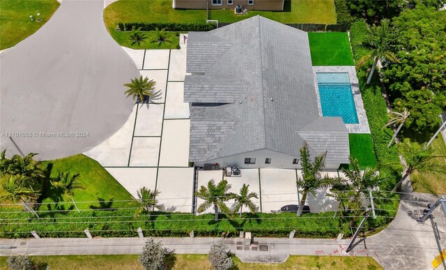9701 SW 56th Ter, Miami, FL 33173 - view from above of property featuring a pool