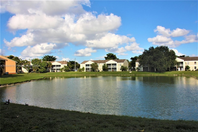 view of water feature