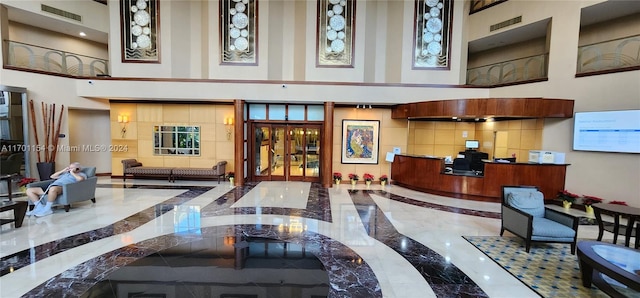 view of community lobby