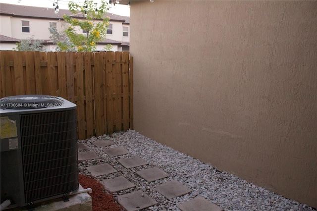 view of patio / terrace with central AC unit