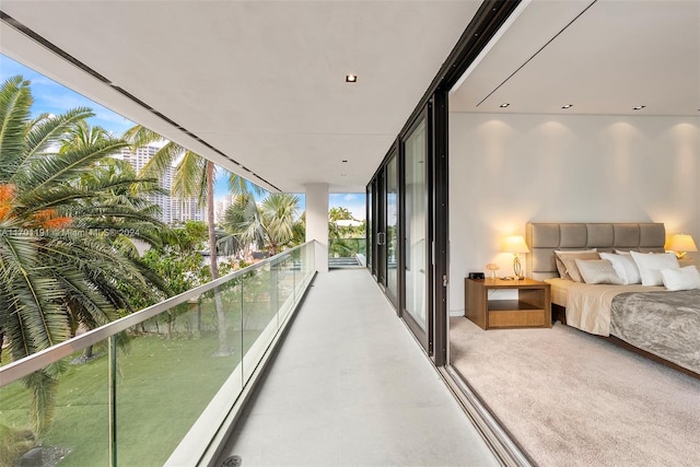 balcony featuring outdoor lounge area