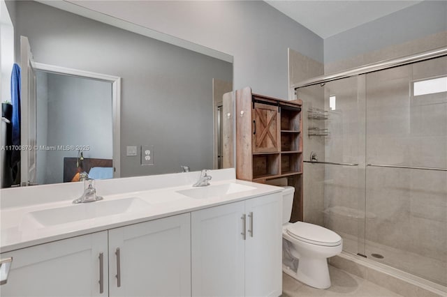 887 NE 211th St Unit 887, Miami, FL 33179 - bathroom with ensuite bathroom, double vanity, a stall shower, and a sink