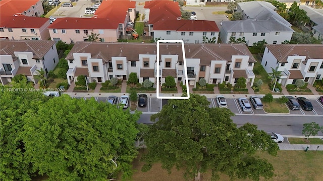 887 NE 211th St Unit 887, Miami, FL 33179 - drone / aerial view featuring a residential view
