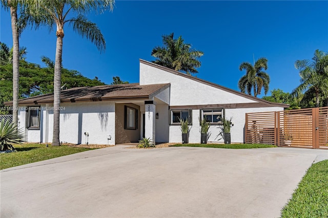 view of ranch-style house