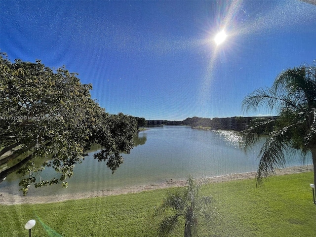 view of water feature