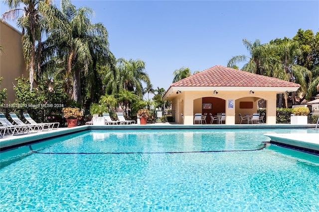 view of swimming pool