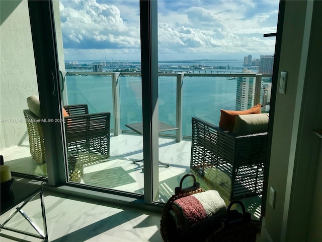 2900 NE 7th Ave Unit 3608, Miami, FL 33137 - balcony with a view of city and a water view