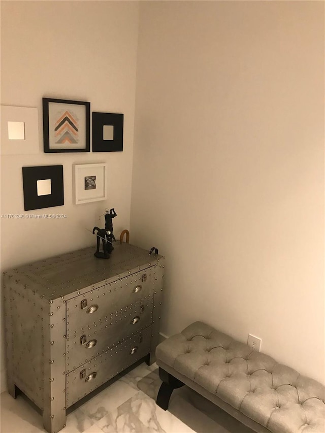 2900 NE 7th Ave Unit 3608, Miami, FL 33137 - living area with light marble finish flooring