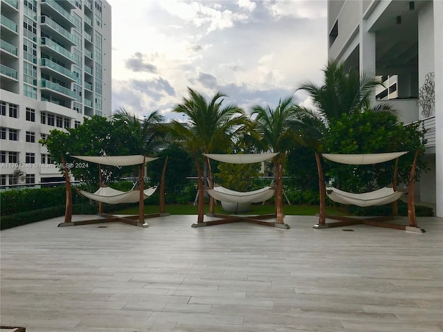 2900 NE 7th Ave Unit 3608, Miami, FL 33137 - view of wooden balcony featuring a wooden deck