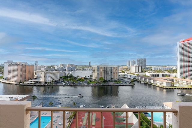 1865 S Ocean Dr Unit 16J, Hallandale Beach, FL 33009 - water view featuring nearby urban area