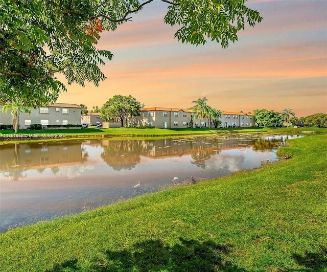 property view of water