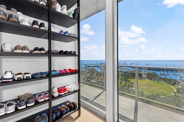 2675 S Bayshore Dr Unit 1602S, Miami, FL 33133 - balcony featuring a water view