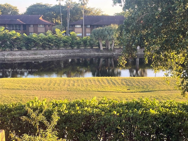 view of water feature