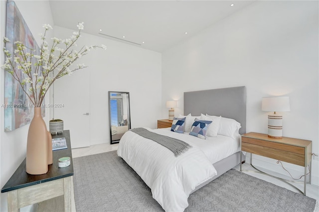 bedroom featuring carpet floors