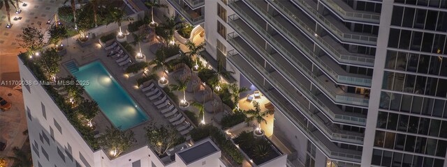 1300 Brickell Bay Dr Unit 604, Miami, FL 33131 - bird's eye view
