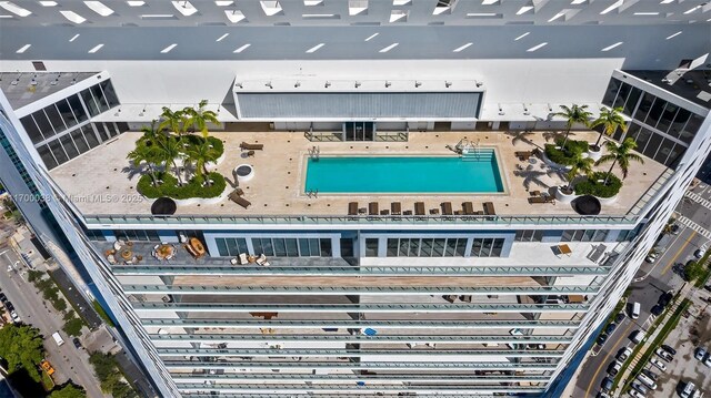 1300 Brickell Bay Dr Unit 604, Miami, FL 33131 - aerial view of a pool area