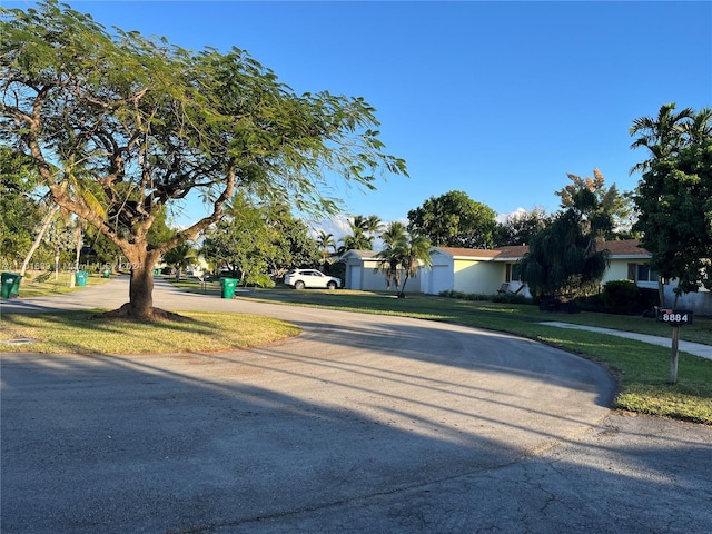 view of road