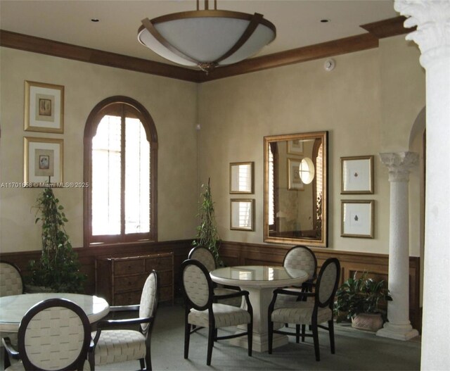 living room featuring crown molding, a textured ceiling, and hardwood / wood-style flooring