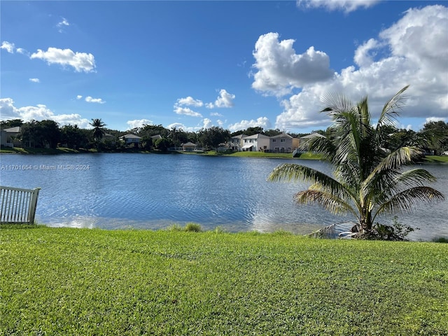 property view of water