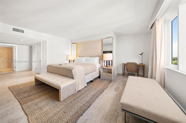 102 24th St Unit 1215, Miami Beach, FL 33139 - bedroom with light wood-type flooring