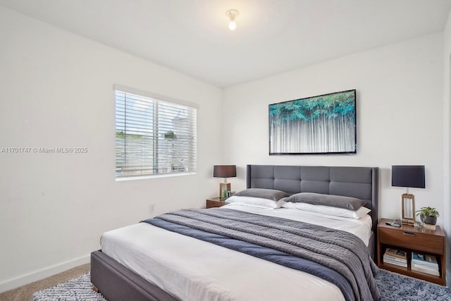 bedroom featuring carpet floors