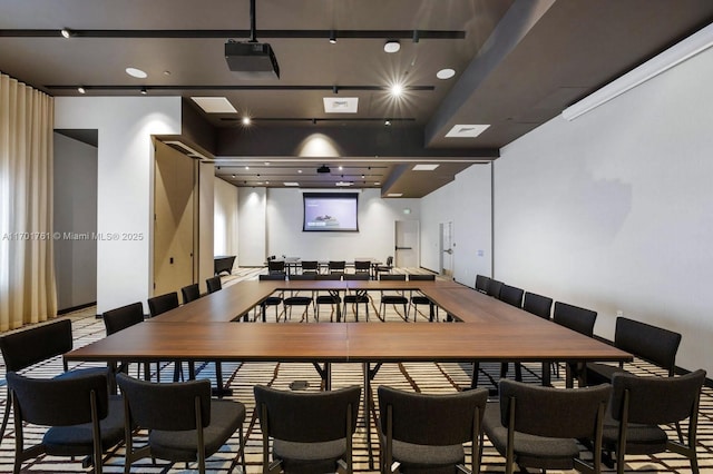 view of dining space