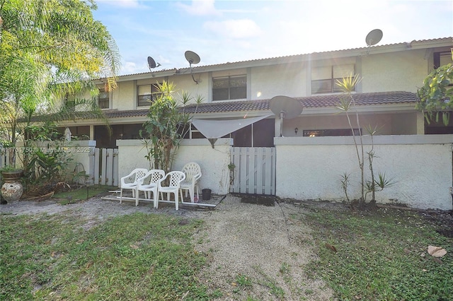 view of rear view of property