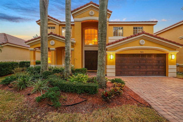 view of mediterranean / spanish-style house