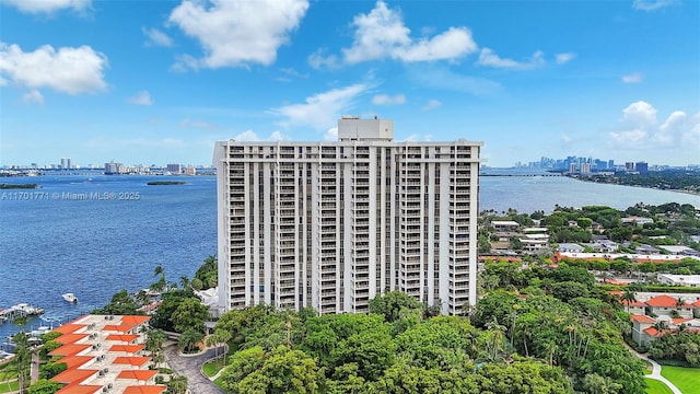 view of property featuring a water view