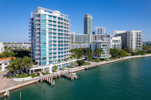 1445 16th St Unit 602, Miami Beach, FL 33139 - water view with nearby urban area