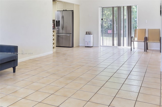 view of tiled living room